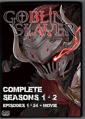 Goblin Slayer Episodes 1 - 24 + Movie English Dubbed 2 Seasons Anime DVDs