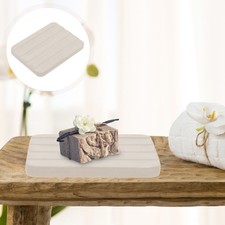 Reusable Diatomite Soap Bracket Decorative Storage Rack Grey for Household Use