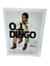1982 O.J. Simpson Dingo Boots Print Ad Vintage Cowboy Western Fashion