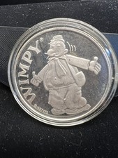 1987 Wellington Wimpy - AMC Cartoon Celebrities - 1 oz .999 Silver Round - RARE! 113.16 per troy oz