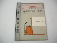 Jungheinrich Ameise EJC 12,5 Elektro Hubwagen Ersatzteilliste Parts List 1987