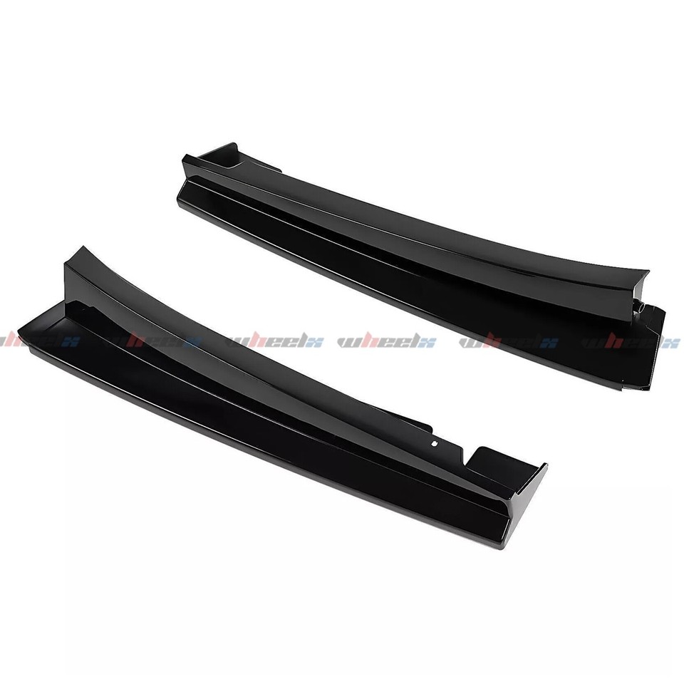 FOR 22-25 HONDA CIVIC SEDAN MC STYLE GLOSS BLK LED REAR DIFFUSER ...