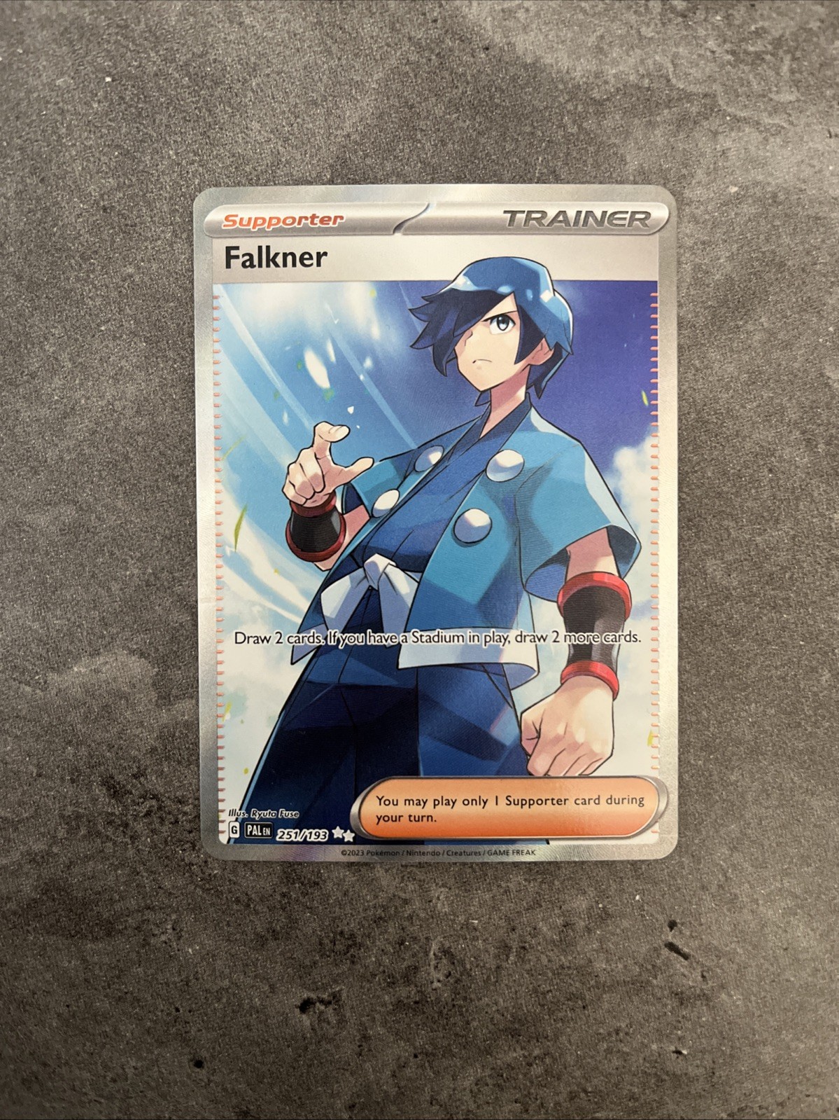 Falkner (Full Art) #251/193 (S&V: Paldea Evolved) - Pokémon TCG-Ultra Rare-M/NM