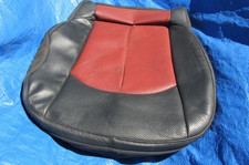 03-06 Mercedes W209 Clk500 Oem Black Red Leather Front Left Lower Seat Cover