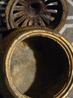 Vintage Vantines Incense Burner Gold Tone Metal 3-Footed #1002 — photo 2