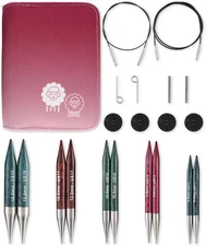 Dreamz Chunky Interchangeable Circular Needle Set 5"(13cm) | 5 US Sizes (11 t...