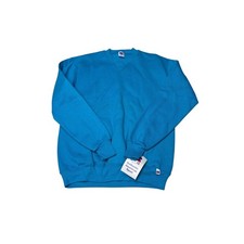 NWT Vintage Russell Athletic Sweatshirt Mens Medium Blue Crewneck Made in USA