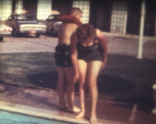 Trip to Florida Motel Swimming Pool 8mm Film Reel Home Movie