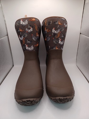 NEW Muck Ladies Muckster II Rooster Brown Mid Boots-Size 10 M - Picture 1 of 22