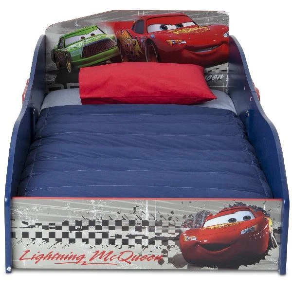 Lighting McQueen Children Bed Wooden Frame Sturdy Toddler Bedroom Furniture New - Image 3 of 4