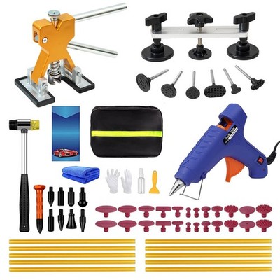 59-Piece Paintless Dent Puller Kit, Suitable for Small to Medium Dents, Auto ...