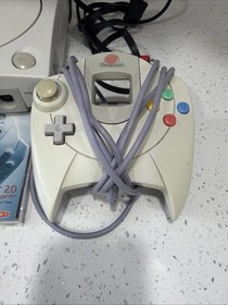 SEGA Dreamcast Console 2 Controllers Memory Card, Manual & Web Browser See Descr