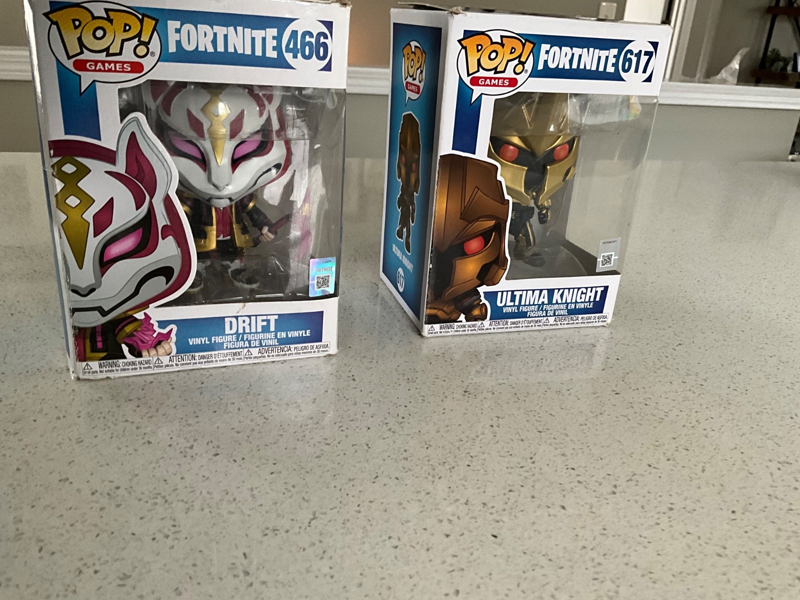 2 Funko Pop! Figuras De Vinilo Fortnite - Ultima Knight #617 &Amp; Drift #466