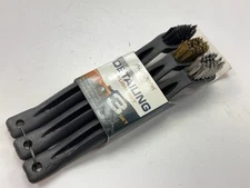 Hopkins 92004 - AutoSpa Detailing Brush, Nylon, Brass, & Stainless, 3 PC