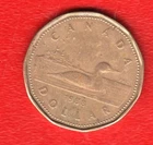 CANADA 1 DOLLAR 1988 CIRCULATED