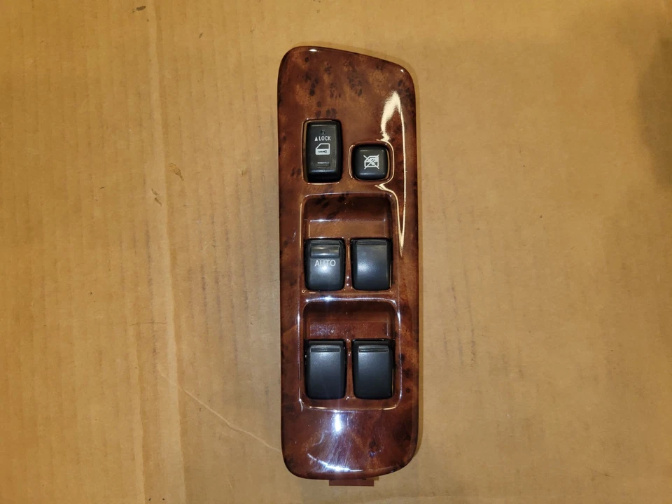 2001-2007 TOYOTA HIGHLANDER MASTER INTERRUPTOR DE JANELA DE ENERGIA GRÃO DE MADEIRA 84040-48122 - Imagem 2 de 4