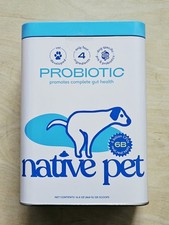    Native Pet - Probiotic Powder for Dogs - 16.4 oz. - 120 Scoops - Exp 02/2027