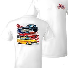 Chevy Bel Air Shirt Tri Five 55 56 57 Classic Car Vintage Graphic Tee