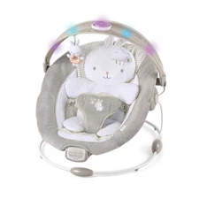 Ingenuity InLighten Baby Bouncer Seat with Light Up Toy Bar, Twinkle Tails