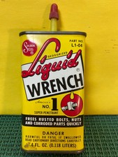 Vintage--LIQUID WRENCH--Empty 4 Oz. Can--Plas...