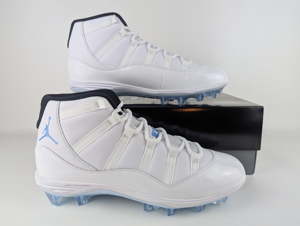 Nike Air Jordan 11 Retro TD Legend Blue White HM7324-104 Size 8 Men Football New Air Jordan 11 Mid TD Football Cleats Legend Blue (HM7324-104  main image 3