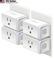 Kasa Smart Plug HS103P4, Home 4 Pack, Alexa Compatible 4-Pack