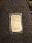 Vintage Johnson Matthey 1 oz Fine Silver .999 Bar Serial Number: B930767