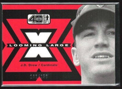 J.D. Drew 2002 Upper Deck 40-Man Looming Large /250 Jersey #L-JD St. Louis
