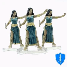 Yuan-ti Infiltrator x3 - Ghost Light #22 D&D Icons of the Realms Miniature