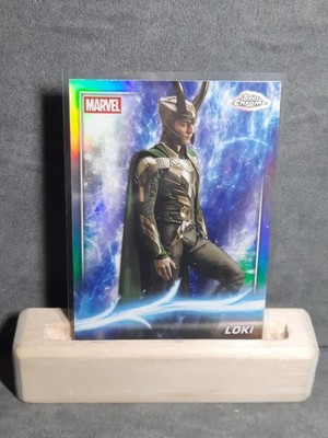 2025 Topps Chrome Marvel Studios Loki #19 Refractor Card Phase One Near Mint