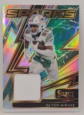 2025 Panini Select - Sparks De'Von Achane #SPK-DAE /149 (MEM)