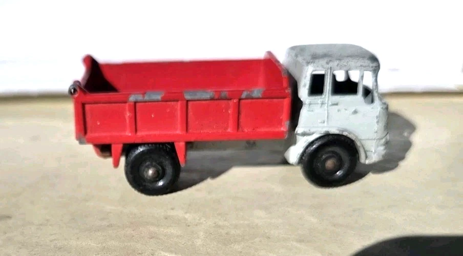 Volquete Matchbox Bedford 7 1/2 toneladas ruedas regulares vintage #3-B Foto 4 de 4