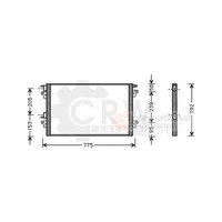 Kondensator Klimaanlage FüR Renault Laguna II Grandtour 1.9 Dci 2.0