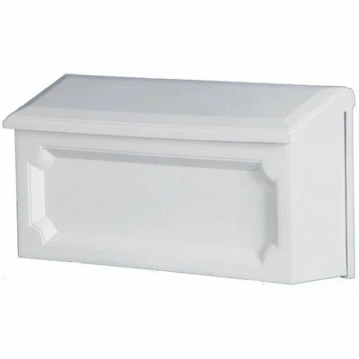 Gibraltar Mailboxes Windsor Small Capacity Rust-Proof Plastic White, Wall-Mount - Image 1 of 4