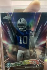 2024 Topps Chrome - Future Stars Adonai Mitchell #FS-25 Refractor (RC)