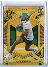 2021 Panini Gold Standard /99 - Elijah Moore - Rookie #121 JETS