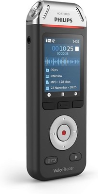 Philips VoiceTracer DVT2110 digitales Diktiergerät Audiorecorder Aufnahme B-Ware