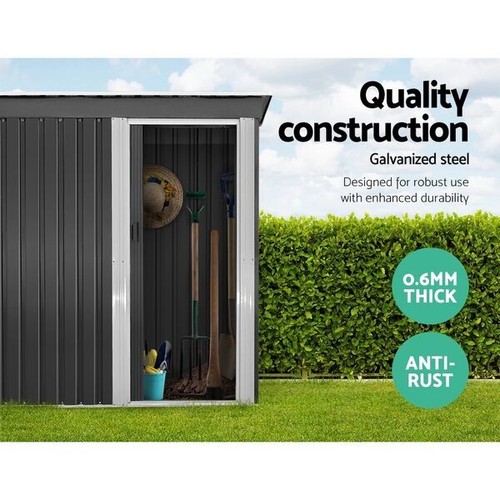 1.62X0.86M Outdoor Garden Shed With Sliding Door - Picture 5 of 9