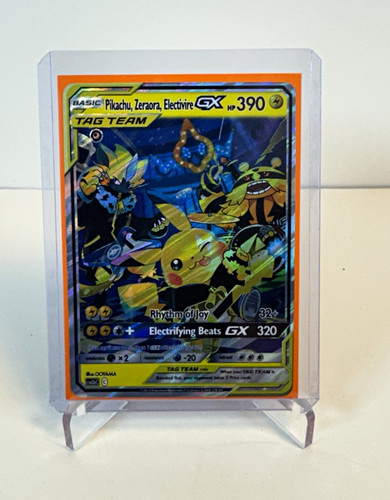 Pikachu & Zekrom GX TAG TEAM Holo Promo SM168 SM 240 HP 