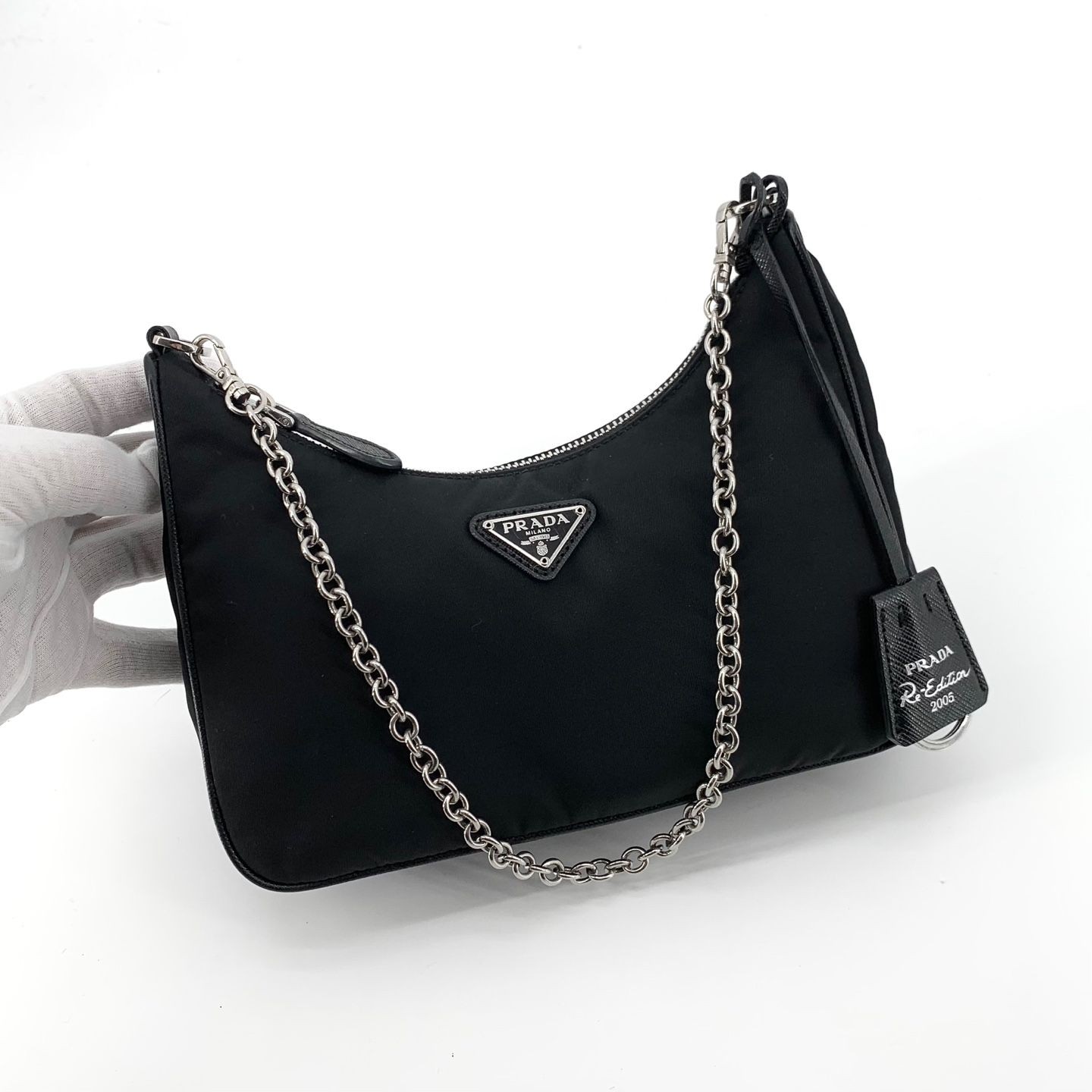 Prada Tesuto Re-edition Multi Hobo Bag 1BH204 152164134 thumbnail 3