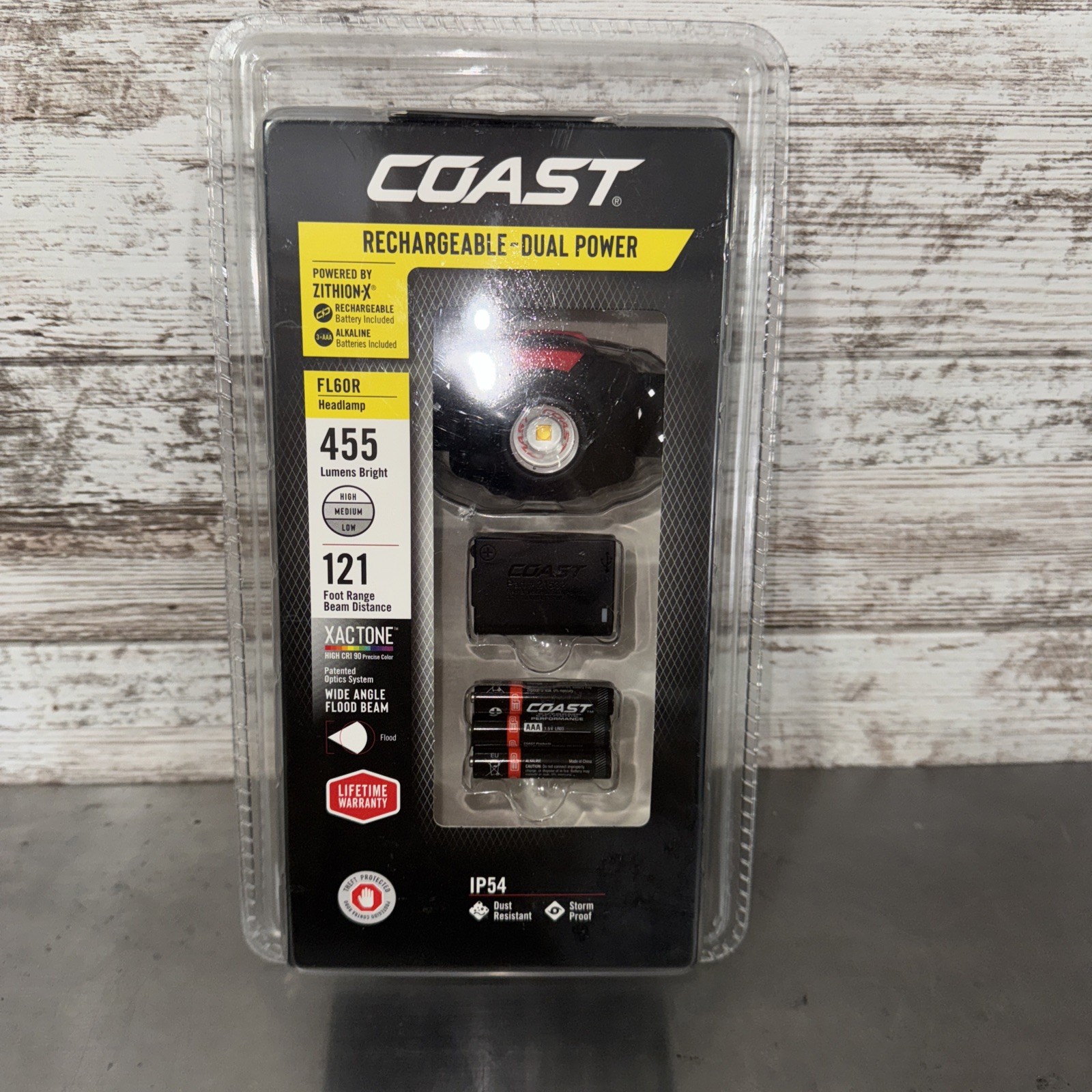 Faro LED COAST FL60R 455 Lúmenes Doble Alimentación USB Recargable Mejor Idea de Regalo