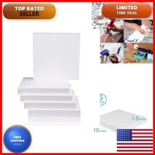 Silverlake 12x12x1.5 Craft Foam 5-Pack for Styrofoam Block Projects