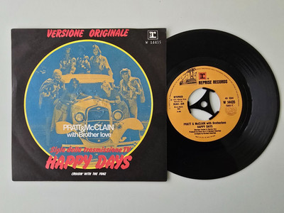 7 '' - Pratt & McClain With Brother Love   Happy Days - Reprise W 14435 - Italy