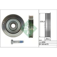 Schaeffler INA 544 0173 20 Riemenscheibe, Kurbelwelle