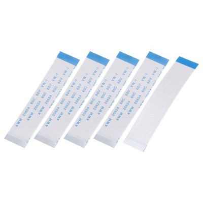 5 Pcs Flat Flexible Cable Ribbon Wire 24 Pin 0.5mm 60mm (B Type)
