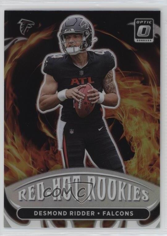 2022 Panini Donruss Optic Red Hot Rookies Holo Prizm Desmond Ridder RC 7l6