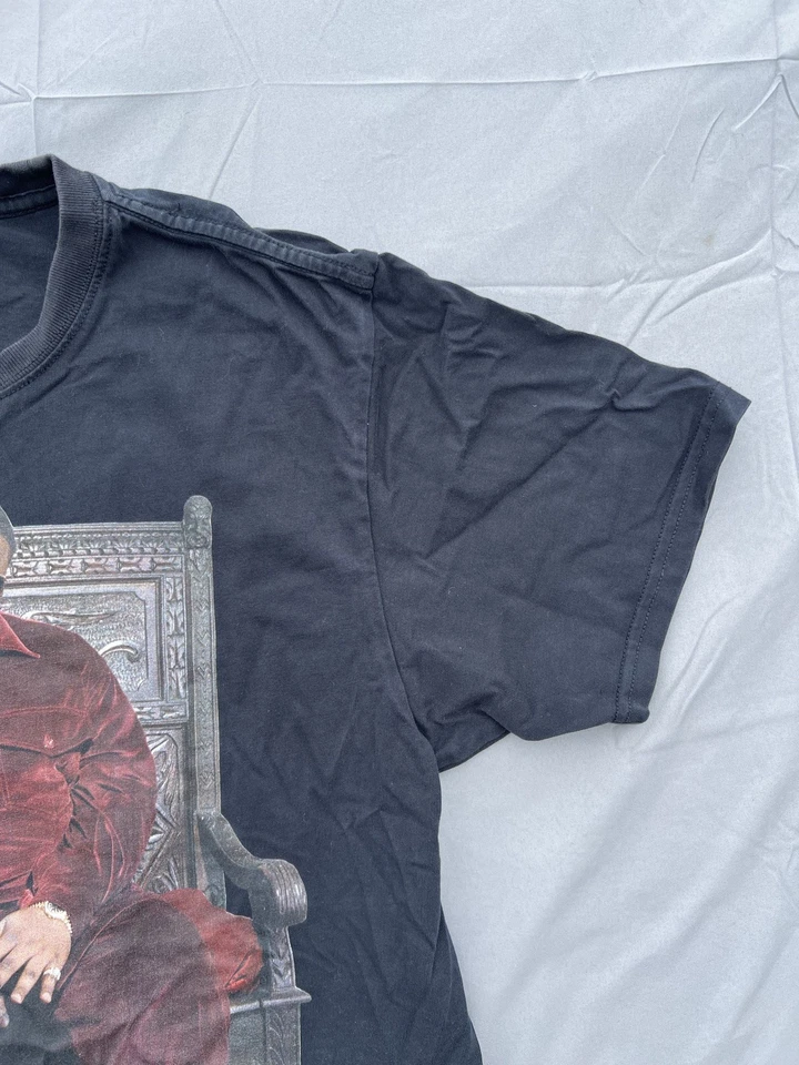 Camiseta R13 Azul Marino Algodón Biggie Throne Curtis Estampada Manga Corta M Foto 4 de 4