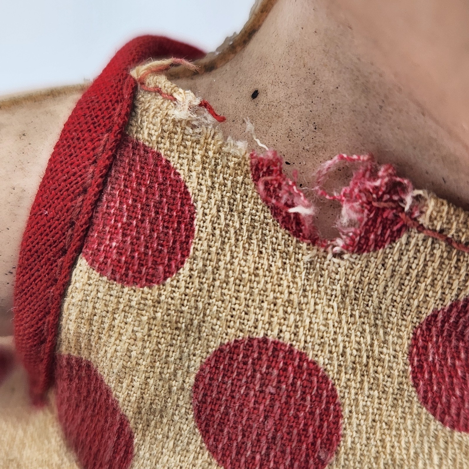 Vintage 1950s Minnie Mouse 10 Inch Rubber Squeeze Doll Sun Rubber Company