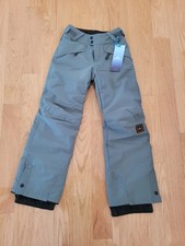 O'Neil Boys 8 Insulated Ski Pants In Green Anvil Color