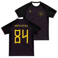 Sepultura Band 3D AOP 40th Anni Soccer Jersey Shirt Unisex S-5XL 1T0397
